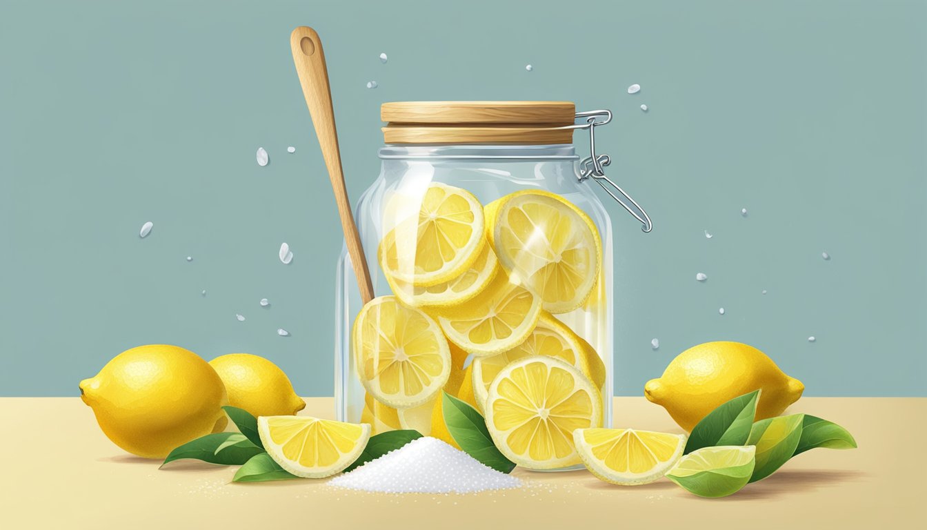 Refresh with Lemon Salt Scrub