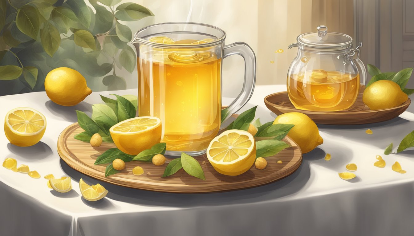 Natural Hangover Cure with Honey Lemon Ginger