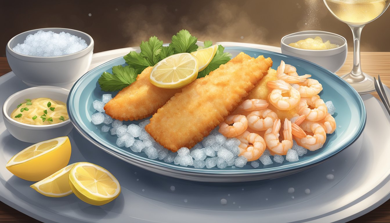 Which is worse: Frozen fish and chips or shrimp scampi?