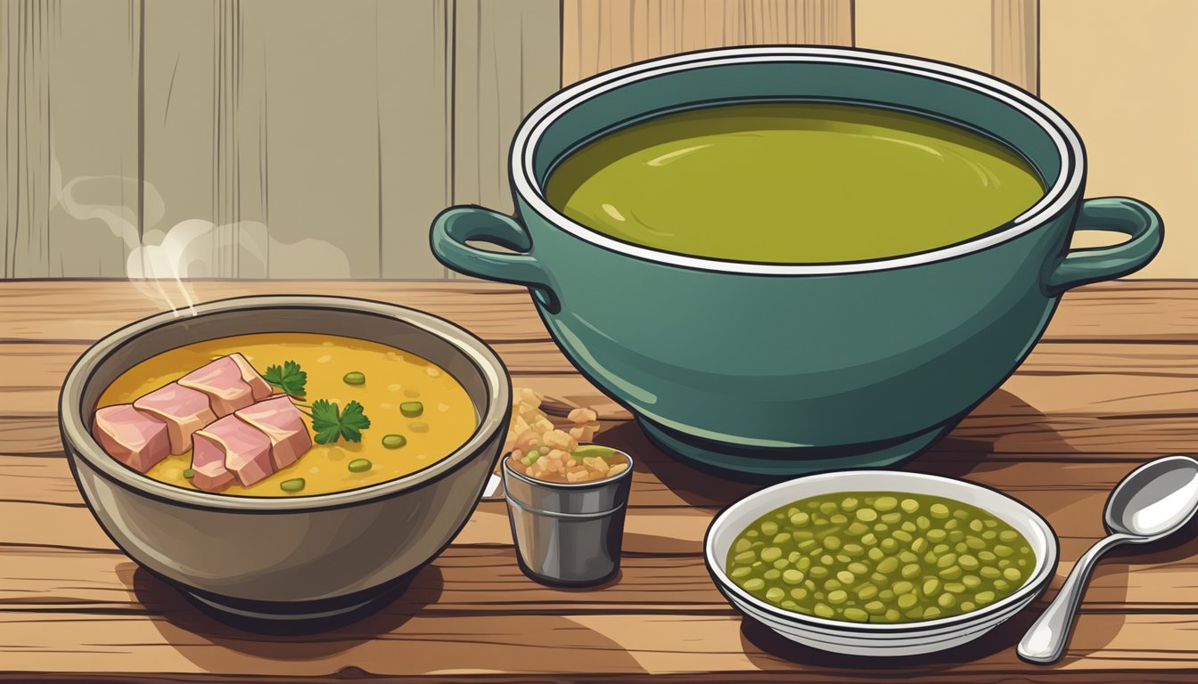 Which is worse: Canned minestrone soup or split pea with ham?