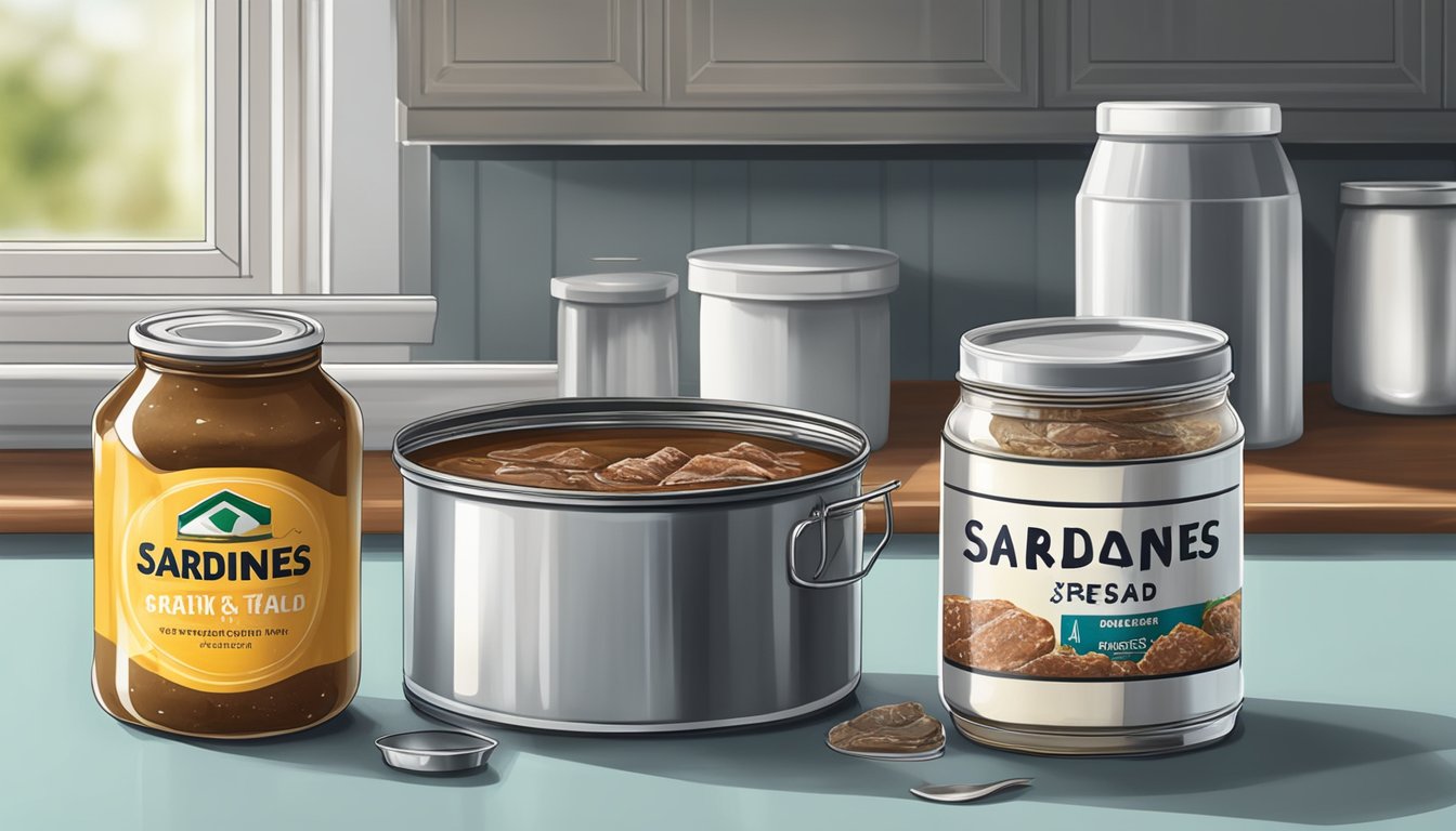 Which is worse: Canned sardines in oil or potted meat spread?