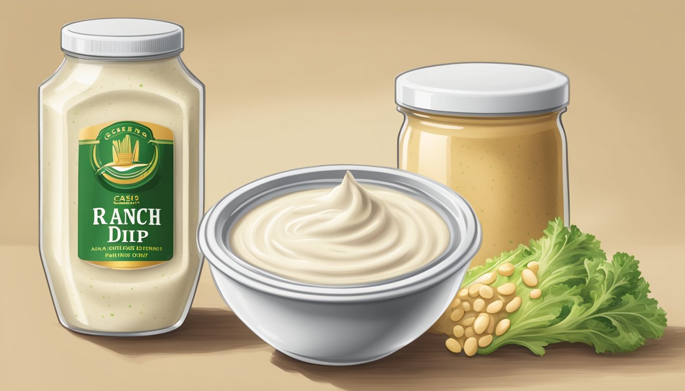 Which is worse: Bottled Caesar dressing or ranch dip mix?