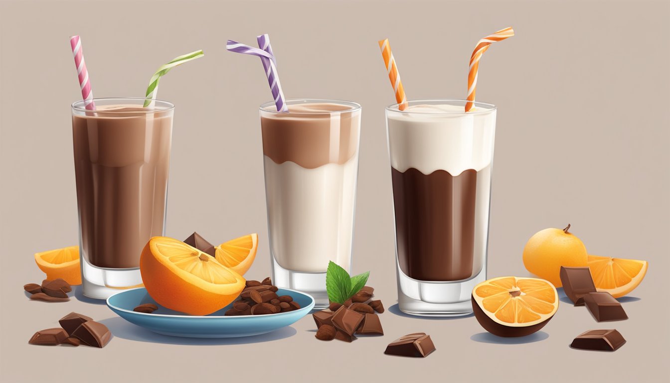 Which is worse: Flavored yogurt drinks or chocolate milk?