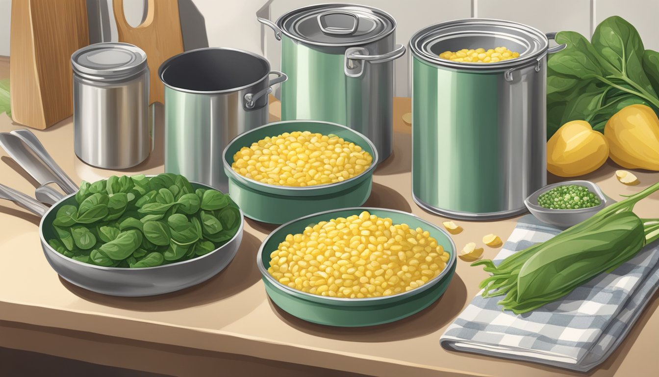 Which is worse: Canned spinach or creamed corn?