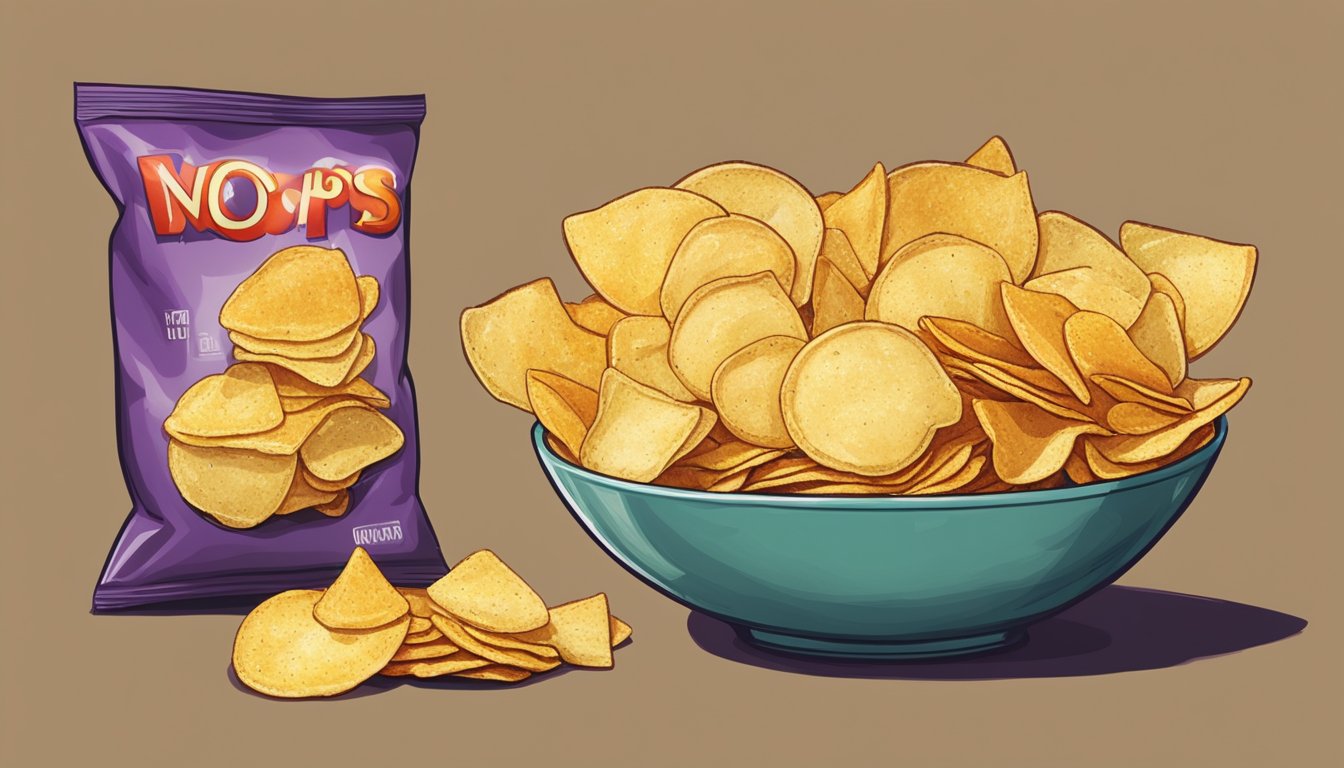 Which is worse: Veggie chips or regular potato chips?