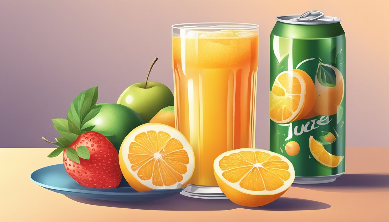 Which is worse: Fruit juice or soda?